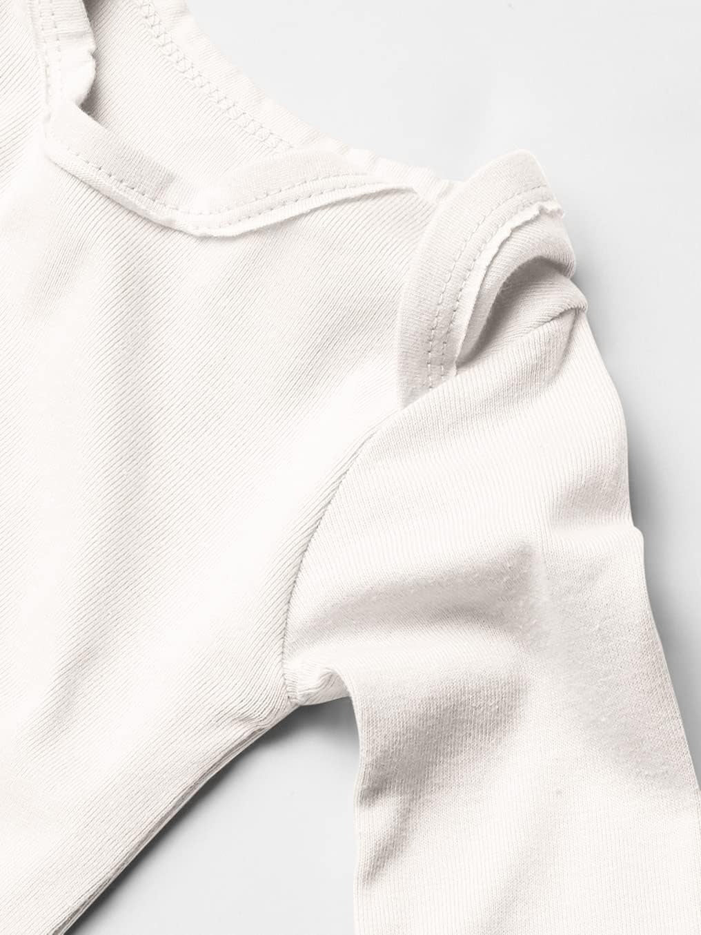 Baby-girls 5-pack Long Sleeve Bodysuits One Piece 100% Organic Cotton for Infant Baby Girls - Image 3